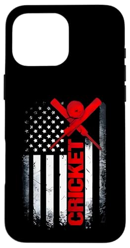 Distressed Cricket Batsman USA Amerikanische Flagge Vintage Teig Hülle für iPhone 16 Pro Max Distressed Cricket Batsman USA Amerikanische Flagge Vintage Teig Hülle für iPhone 16 Pro Max von Cricket Sport Lover Gifts