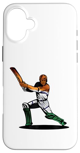 Indien Cricket Batsman Geschenke für Cricket-Spieler Trainer Hülle für iPhone 16 Plus Indien Cricket Batsman Geschenke für Cricket-Spieler Trainer Hülle für iPhone 16 Plus von Cricket Sport Lover Gifts