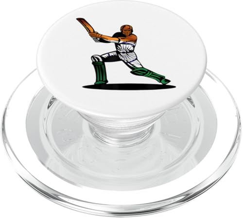 Indien Cricket Batsman Geschenke für Cricket-Spieler Trainer PopSockets PopGrip für MagSafe Indien Cricket Batsman Geschenke für Cricket-Spieler Trainer PopSockets PopGrip für MagSafe von Cricket Sport Lover Gifts
