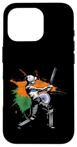 Indisches Cricket-Spiel, Cricketspieler, Batsman, Batting, Cricketing Hülle für iPhone 16 Pro Indisches Cricket-Spiel, Cricketspieler, Batsman, Batting, Cricketing Hülle für iPhone 16 Pro von Cricket Sport Lover Gifts