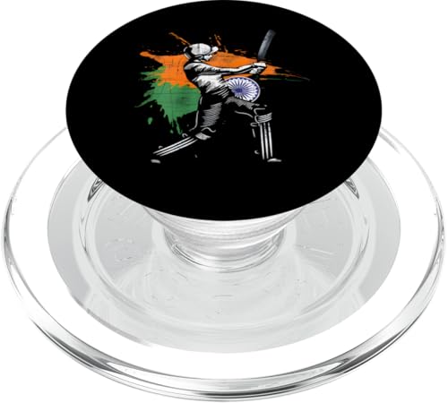 Indisches Cricket-Spiel, Cricketspieler, Batsman, Batting, Cricketing PopSockets PopGrip für MagSafe Indisches Cricket-Spiel, Cricketspieler, Batsman, Batting, Cricketing PopSockets PopGrip für MagSafe von Cricket Sport Lover Gifts