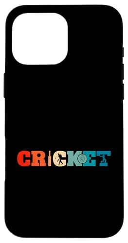 Retro Cricket | Batsman Player Club Schiedsrichter Vintage Bowler Hülle für iPhone 16 Pro Max Retro Cricket | Batsman Player Club Schiedsrichter Vintage Bowler Hülle für iPhone 16 Pro Max von Cricket Sport Lover Gifts