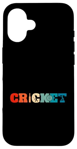 Retro Cricket | Batsman Player Club Schiedsrichter Vintage Bowler Hülle für iPhone 16 Retro Cricket | Batsman Player Club Schiedsrichter Vintage Bowler Hülle für iPhone 16 von Cricket Sport Lover Gifts