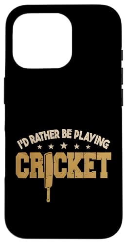 Vintage Cricket Geschenke für Cricketspieler Hülle für iPhone 16 Pro Vintage Cricket Geschenke für Cricketspieler Hülle für iPhone 16 Pro von Cricket Sport Lover Gifts