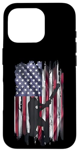 Vintage USA Amerikanische Flagge Cricketspieler Team Silhouette Hülle für iPhone 16 Pro Vintage USA Amerikanische Flagge Cricketspieler Team Silhouette Hülle für iPhone 16 Pro von Cricket Sport Lover Gifts