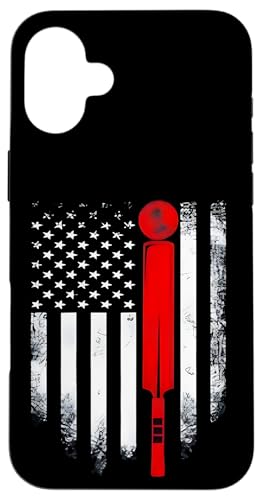 Vintage USA Cricket Amerikanische Flagge Cricketspieler patriotisch lustig Hülle für iPhone 16 Plus Vintage USA Cricket Amerikanische Flagge Cricketspieler patriotisch lustig Hülle für iPhone 16 Plus von Cricket Sport Lover Gifts