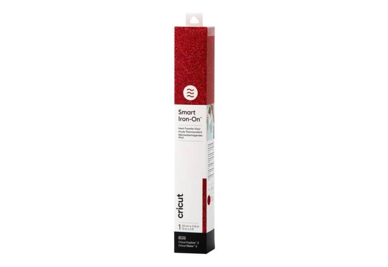 Cricut Aufbügelfolie 33 cm x 0.9 m rot von Cricut