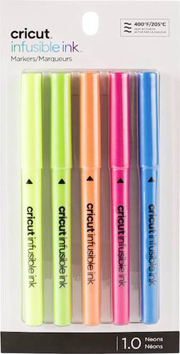 Cricut Explore/Maker Infusible Ink Medium Point 5-Pack Brights Stiftset Neonpink, Neonblau, Neonoran Cricut Explore/Maker Infusible Ink Medium Point 5-Pack Brights Stiftset Neonpink, Neonblau, Neonoran von Cricut