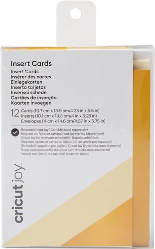 Cricut Gold Holographic Kartenset Creme, Gold-Effekt Cricut Gold Holographic Kartenset Creme, Gold-Effekt von Cricut