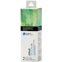 Cricut Infusible Ink Transferbogen - 2 Bogen 11,4 x 30,5 cm (green watercolor) von Cricut