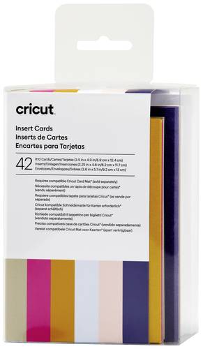 Cricut Insert Cards Sensei R10 Kartenset Tulpenblau, Puder von Cricut