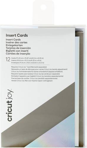 Cricut Joy Insert Cards Kartenset Grau von Cricut