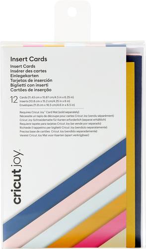 Cricut Joy Insert Cards Kartenset Mehrfarbig von Cricut