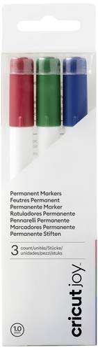 Cricut Joy Permanent Marker 3-Pack 1.0 Stiftset Blau, Rot, Grün von Cricut
