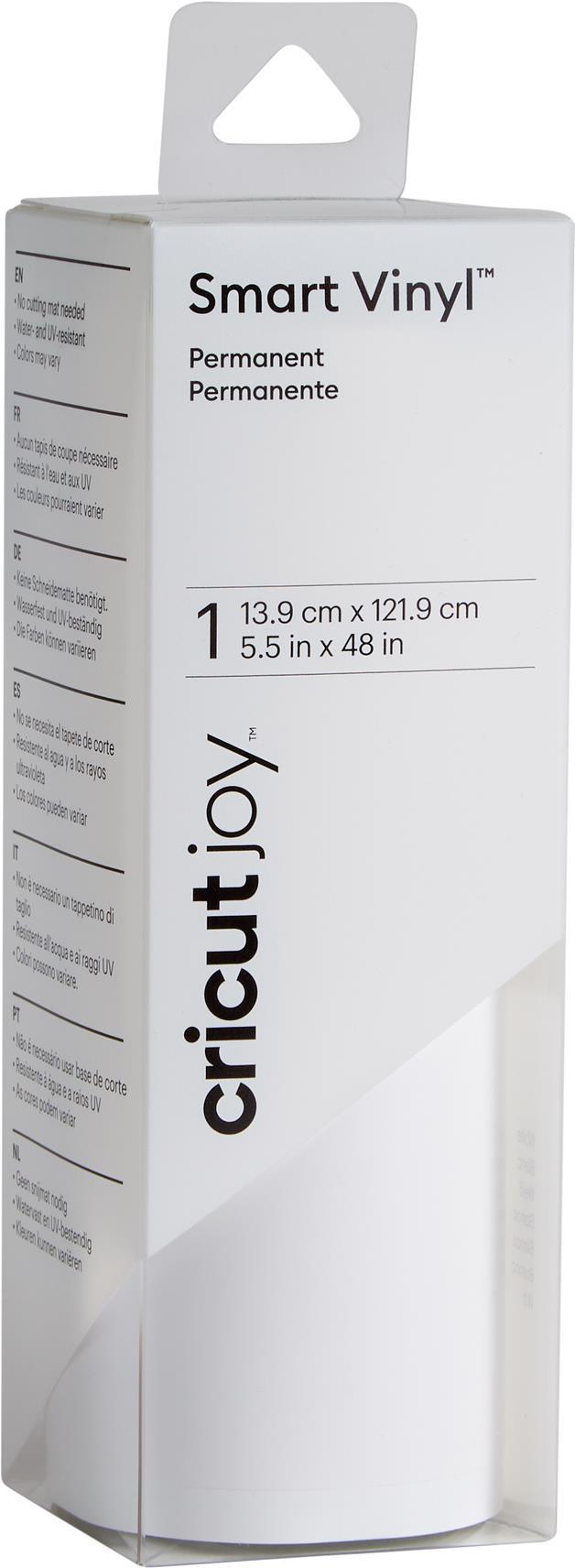 Cricut Joy Smart. Klebetyp: Dauerhaft, Produktfarbe: Weiß, Material: Vinyl. Länge (mm): 121,9 cm, Breite: 139,7 mm (2008028) von Cricut