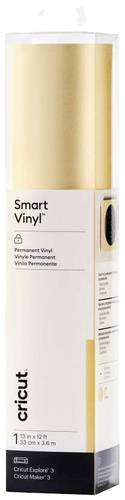 Cricut Smart Vinyl™ Permanent Folie Glanzeffekt, Gold von Cricut