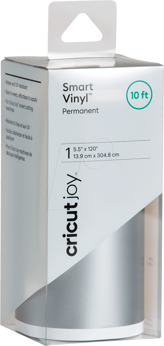 Cricut Smart Vinyl Dauerhaft Silber Glänzend (2007354) von Cricut