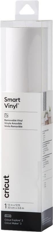 Cricut Smart Vinyl - Handwerksmaterial - 33 cm x 3.6 m - weiß - nicht permanent - Vinyl (2009052) von Cricut