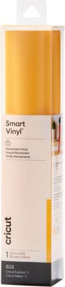 Cricut Smart Vinyl Permanent. Produkttyp: Hitzebeständige Vinylrolle, Produktfarbe: Gelb, Färbung: Monochromatisch. Breite: 330 mm, Länge (mm): 3700 mm (2008657) von Cricut