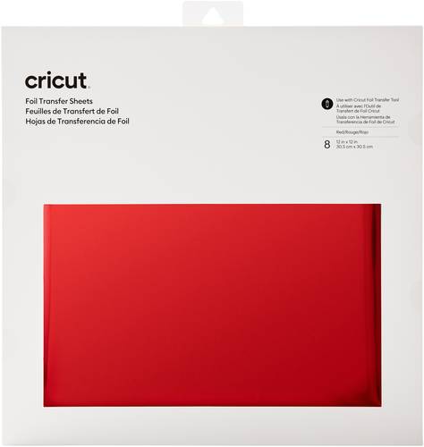 Cricut Transfer Foil Sheets Folie Rot Cricut Transfer Foil Sheets Folie Rot von Cricut