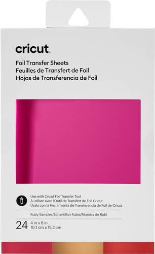 Cricut Transfer Foil Sheets Folie Rot von Cricut