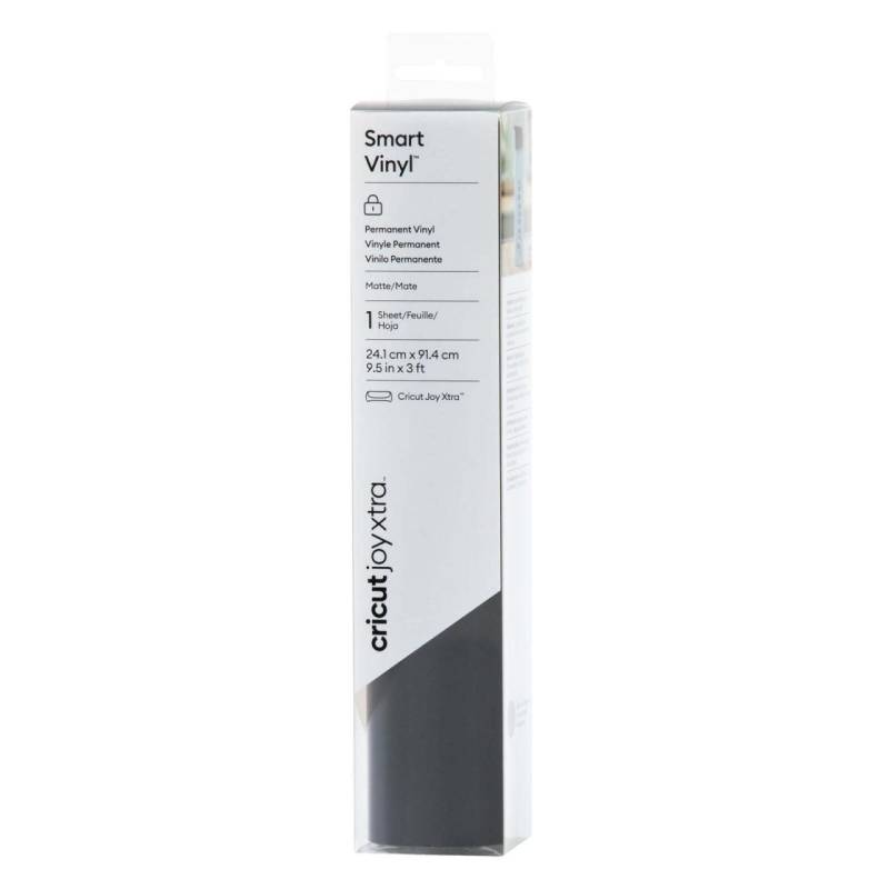 Cricut Vinylfolie permanent 24.1 cm x 91.4 cm schwarz matt von Cricut