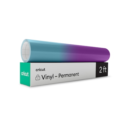 Cricut kälteaktiviertes Vinyl Farbänderung - permanent 30,5x61cm (türkis-lila) von Cricut