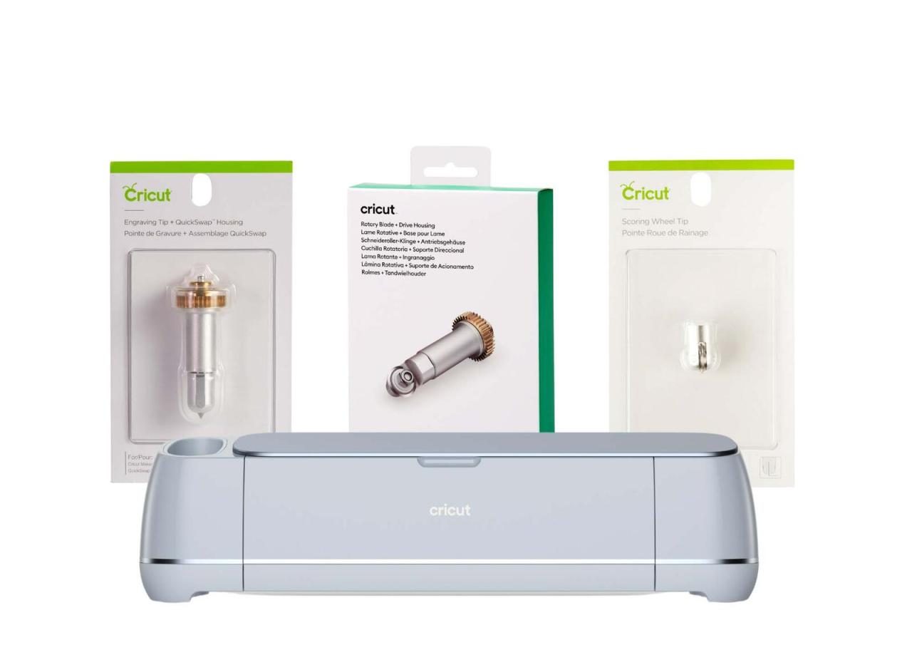 cricut™ Essential Tools Bundle + Maker 3 Schneideplotter-Set von Cricut