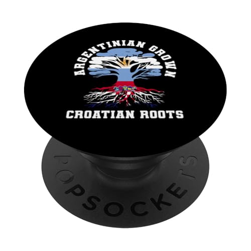 Argentinisch gewachsene kroatische Wurzeln, Argentinien, Kroatien Erbe PopSockets Klebender PopGrip Argentinisch gewachsene kroatische Wurzeln, Argentinien, Kroatien Erbe PopSockets Klebender PopGrip von Croatia Flag Designs Proud Croatian Roots