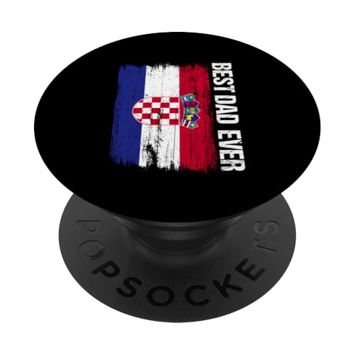 Best Croatian Dad Ever Kroatien Flagge Vatertag PopSockets Klebender PopGrip Best Croatian Dad Ever Kroatien Flagge Vatertag PopSockets Klebender PopGrip von Croatia Flag Designs Proud Croatian Roots