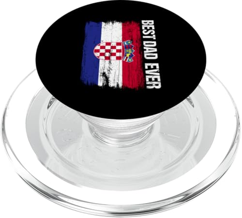 Best Croatian Dad Ever Kroatien Flagge Vatertag PopSockets PopGrip für MagSafe Best Croatian Dad Ever Kroatien Flagge Vatertag PopSockets PopGrip für MagSafe von Croatia Flag Designs Proud Croatian Roots