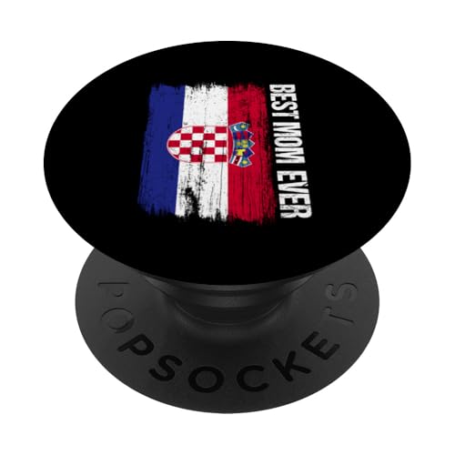Best Croatian Mom Ever Kroatien Flagge Muttertag PopSockets Klebender PopGrip Best Croatian Mom Ever Kroatien Flagge Muttertag PopSockets Klebender PopGrip von Croatia Flag Designs Proud Croatian Roots