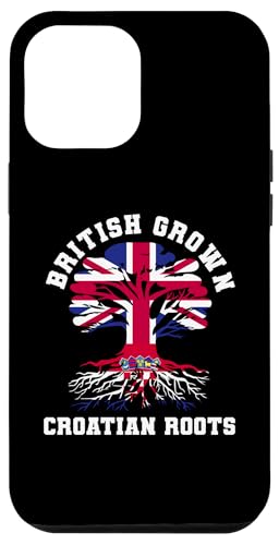Britisch gewachsene kroatische Wurzeln, britisches Kroatien-Erbe Hülle für iPhone 12 Pro Max Britisch gewachsene kroatische Wurzeln, britisches Kroatien-Erbe Hülle für iPhone 12 Pro Max von Croatia Flag Designs Proud Croatian Roots