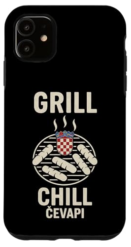 Cevapi Grill Kroatien Essen lustig kroatisch BBQ Grill Chill Hülle für iPhone 11 von Croatia Flag Designs Proud Croatian Roots
