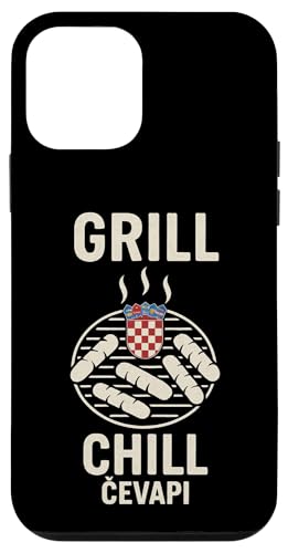 Cevapi Grill Kroatien Essen lustig kroatisch BBQ Grill Chill Hülle für iPhone 12 mini Cevapi Grill Kroatien Essen lustig kroatisch BBQ Grill Chill Hülle für iPhone 12 mini von Croatia Flag Designs Proud Croatian Roots