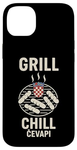 Cevapi Grill Kroatien Essen lustig kroatisch BBQ Grill Chill Hülle für iPhone 14 Plus Cevapi Grill Kroatien Essen lustig kroatisch BBQ Grill Chill Hülle für iPhone 14 Plus von Croatia Flag Designs Proud Croatian Roots