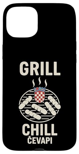 Cevapi Grill Kroatien Essen lustig kroatisch BBQ Grill Chill Hülle für iPhone 15 Plus Cevapi Grill Kroatien Essen lustig kroatisch BBQ Grill Chill Hülle für iPhone 15 Plus von Croatia Flag Designs Proud Croatian Roots
