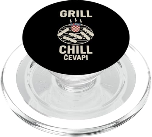 Cevapi Grill Kroatien Essen lustig kroatisch BBQ Grill Chill PopSockets PopGrip für MagSafe Cevapi Grill Kroatien Essen lustig kroatisch BBQ Grill Chill PopSockets PopGrip für MagSafe von Croatia Flag Designs Proud Croatian Roots
