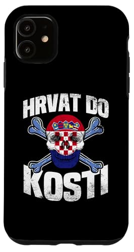 Croat To The Bone Hrvatska Pride Proud Kroatische Flagge Schädel Hülle für iPhone 11 Croat To The Bone Hrvatska Pride Proud Kroatische Flagge Schädel Hülle für iPhone 11 von Croatia Flag Designs Proud Croatian Roots