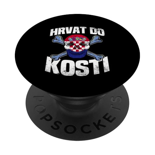 Croat To The Bone Hrvatska Pride Proud Kroatische Flagge Schädel PopSockets Klebender PopGrip Croat To The Bone Hrvatska Pride Proud Kroatische Flagge Schädel PopSockets Klebender PopGrip von Croatia Flag Designs Proud Croatian Roots