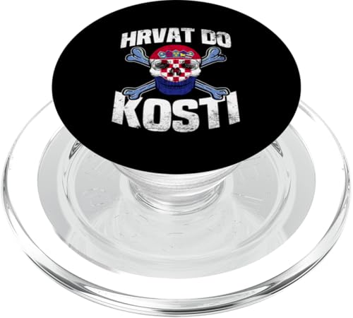 Croat To The Bone Hrvatska Pride Proud Kroatische Flagge Schädel PopSockets PopGrip für MagSafe Croat To The Bone Hrvatska Pride Proud Kroatische Flagge Schädel PopSockets PopGrip für MagSafe von Croatia Flag Designs Proud Croatian Roots