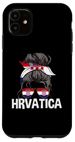 Hrvatica Kroatien Mädchen Unordentlicher Haarknoten Stolze Kroatische Frauen Hülle für iPhone 11 Hrvatica Kroatien Mädchen Unordentlicher Haarknoten Stolze Kroatische Frauen Hülle für iPhone 11 von Croatia Flag Designs Proud Croatian Roots
