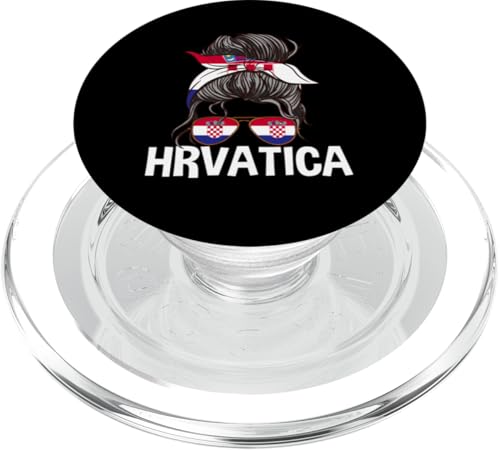 Hrvatica Kroatien Mädchen Unordentlicher Haarknoten Stolze Kroatische Frauen PopSockets PopGrip für MagSafe Hrvatica Kroatien Mädchen Unordentlicher Haarknoten Stolze Kroatische Frauen PopSockets PopGrip für MagSafe von Croatia Flag Designs Proud Croatian Roots