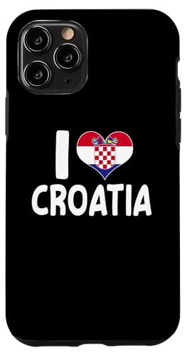 Ich liebe Kroatien Kroatien Flagge Herz Hrvatska Lover Hülle für iPhone 11 Pro Ich liebe Kroatien Kroatien Flagge Herz Hrvatska Lover Hülle für iPhone 11 Pro von Croatia Flag Designs Proud Croatian Roots