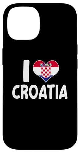 Ich liebe Kroatien Kroatien Flagge Herz Hrvatska Lover Hülle für iPhone 14 Ich liebe Kroatien Kroatien Flagge Herz Hrvatska Lover Hülle für iPhone 14 von Croatia Flag Designs Proud Croatian Roots