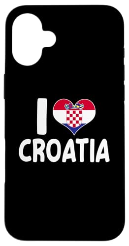 Ich liebe Kroatien Kroatien Flagge Herz Hrvatska Lover Hülle für iPhone 16 Plus Ich liebe Kroatien Kroatien Flagge Herz Hrvatska Lover Hülle für iPhone 16 Plus von Croatia Flag Designs Proud Croatian Roots
