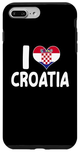 Ich liebe Kroatien Kroatien Flagge Herz Hrvatska Lover Hülle für iPhone 7 Plus/8 Plus Ich liebe Kroatien Kroatien Flagge Herz Hrvatska Lover Hülle für iPhone 7 Plus/8 Plus von Croatia Flag Designs Proud Croatian Roots