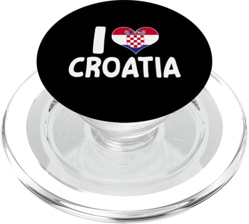 Ich liebe Kroatien Kroatien Flagge Herz Hrvatska Lover PopSockets PopGrip für MagSafe Ich liebe Kroatien Kroatien Flagge Herz Hrvatska Lover PopSockets PopGrip für MagSafe von Croatia Flag Designs Proud Croatian Roots