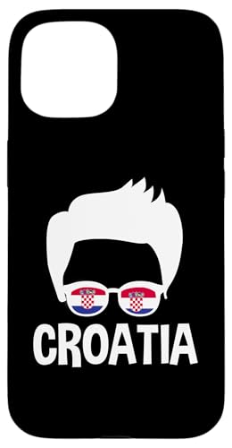 Kroatien Junge Silhouette Kroatische Flagge Sonnenbrille Herren Hülle für iPhone 15 Kroatien Junge Silhouette Kroatische Flagge Sonnenbrille Herren Hülle für iPhone 15 von Croatia Flag Designs Proud Croatian Roots