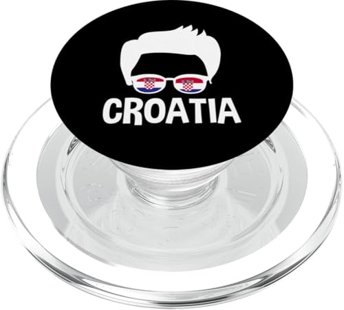 Kroatien Junge Silhouette Kroatische Flagge Sonnenbrille Herren PopSockets PopGrip für MagSafe Kroatien Junge Silhouette Kroatische Flagge Sonnenbrille Herren PopSockets PopGrip für MagSafe von Croatia Flag Designs Proud Croatian Roots